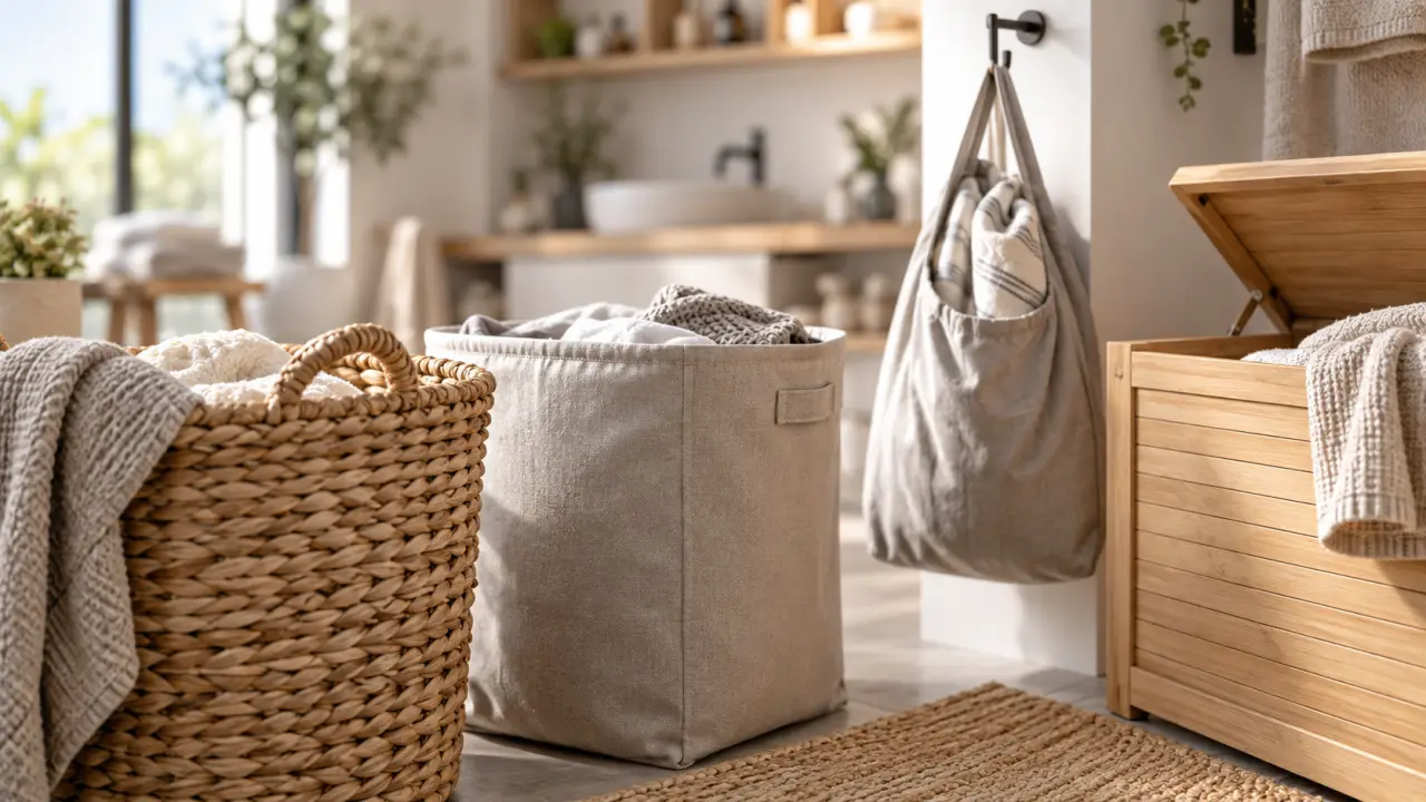 Panier, bac, sac ou coffre à linge sale : quel format choisir selon votre espace