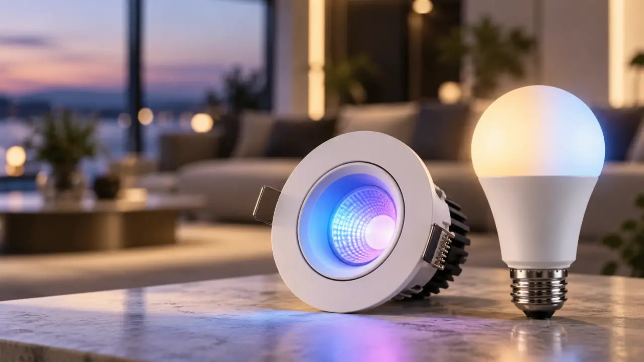 Spot connecté : encastrable ou ampoule, RGB ou CCT, quel choix pour votre éclairage ?