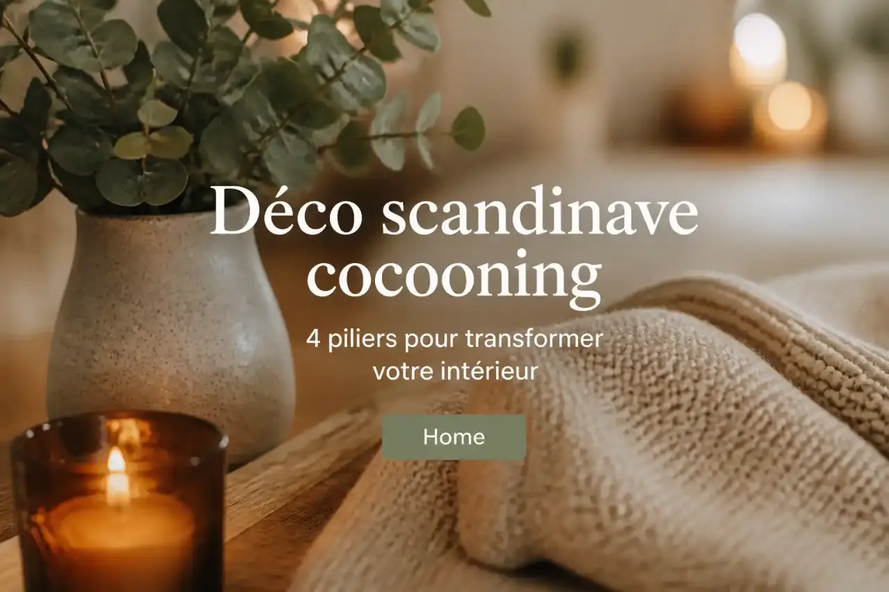Déco scandinave cocooning : 4 piliers pour transformer votre intérieur