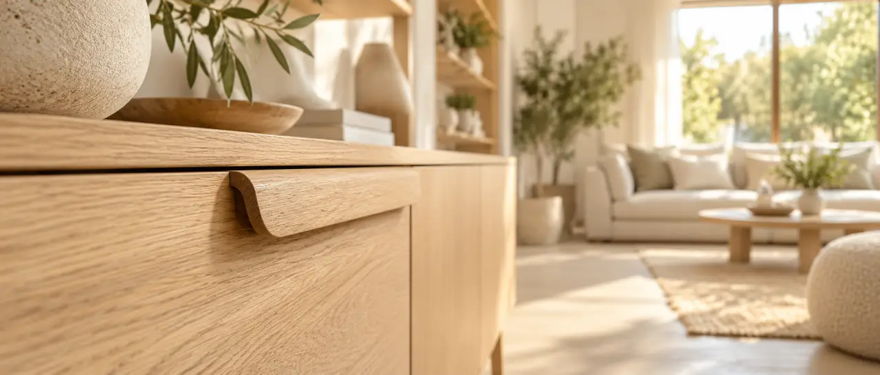 Meubles scandinaves : du bois clair, du rangement et de la place pour vivre